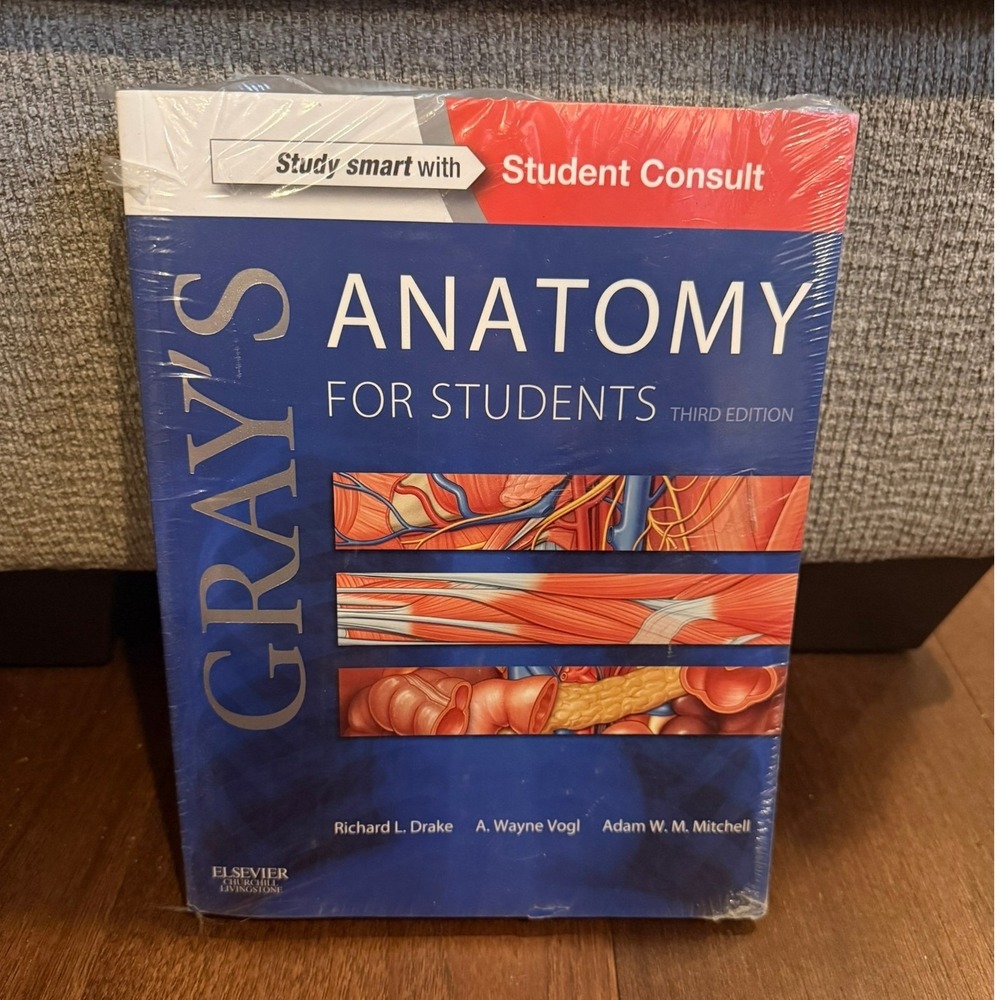 Grays Anatomy for Students 3rd Edition Drake Vogl Mitchell Textbook New Sealed